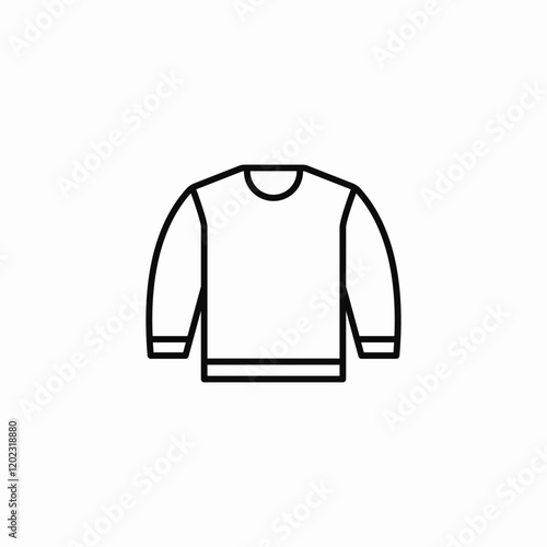 oversized shirt icon sign vector