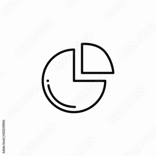 quarter piece icon sign vector