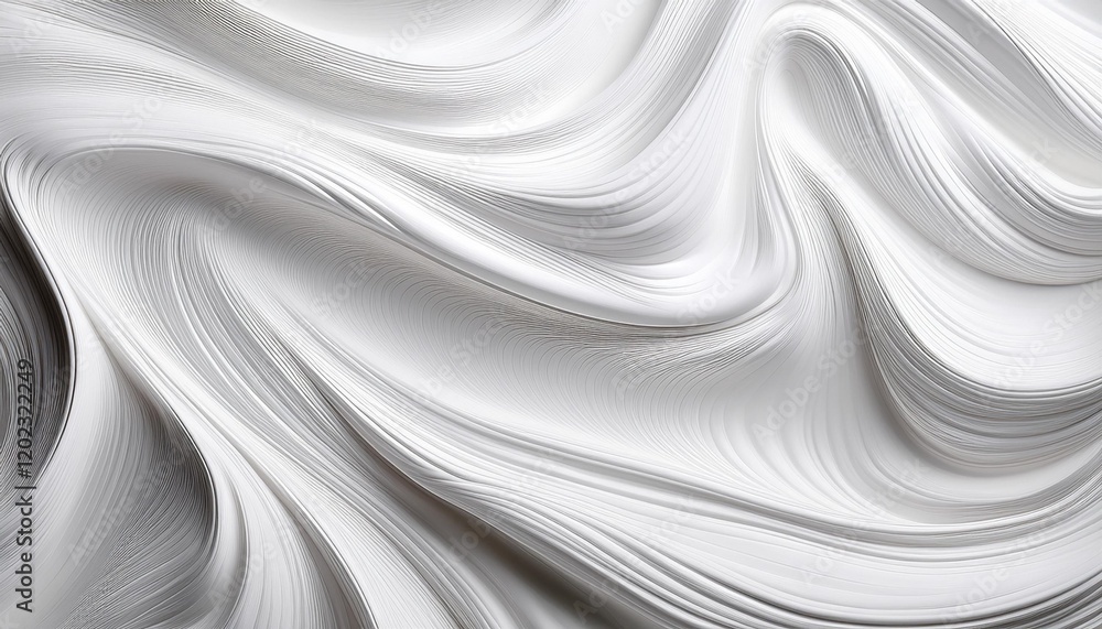 Fototapeta premium white summary liquid wavy background