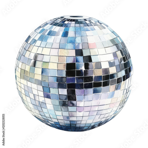 Disco Ball Clipart Vector Illustration - Retro Party Vibes
