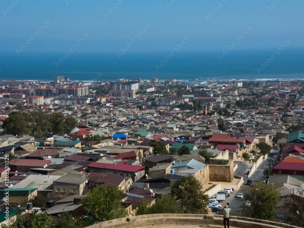 Fototapeta premium Derbent, Dagestan region, Russia, October 7, 2024 Naryn-Kala Fortress