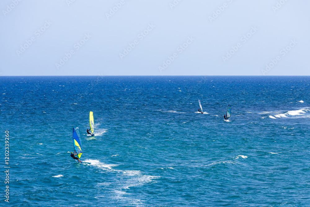 Naklejka premium Küste Gran Canaria Spanien Wellen Wasser 