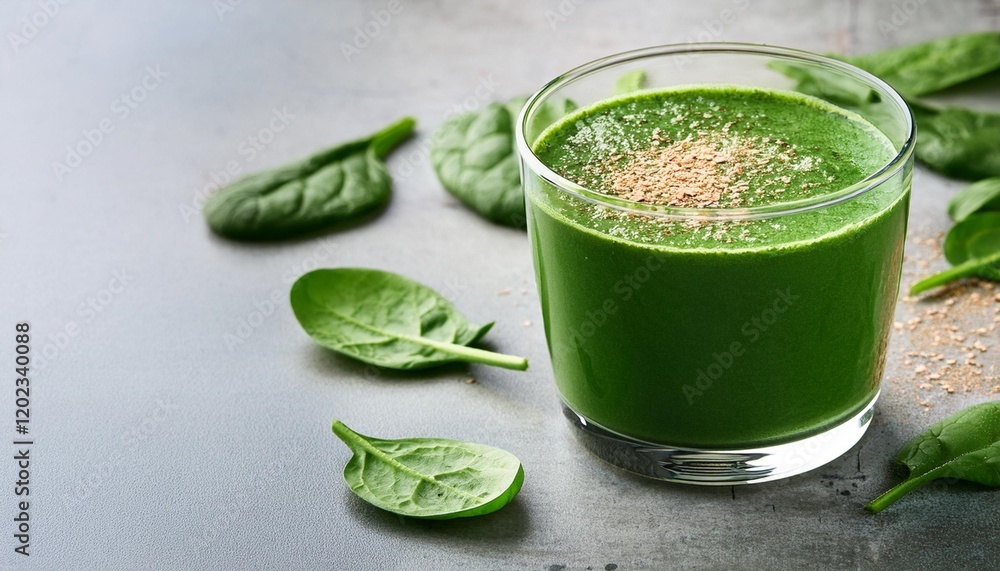 fresh green smoothie with spinach and protein powder fresh green smoothie with spinach and protein powder