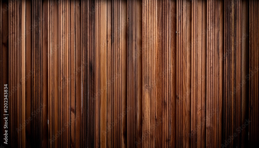 Fototapeta premium vertical wooden slats on a wall