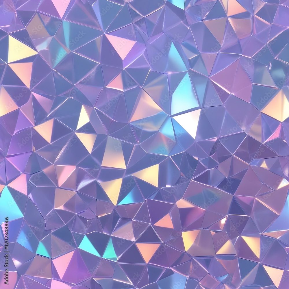 Obraz premium Holographic patterns with a glossy finish 