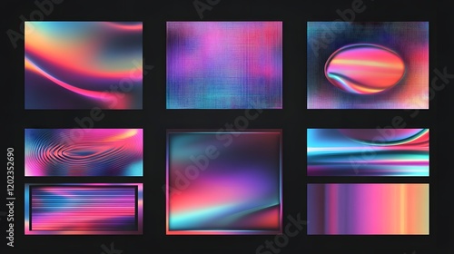 Wallpaper Mural Abstract Gradient Textures Colorful Design Collection Torontodigital.ca