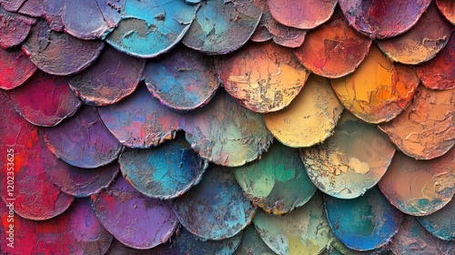 Wallpaper Mural Vibrant Multicolored Pattern Texture. Use Creative Background or Banner Torontodigital.ca