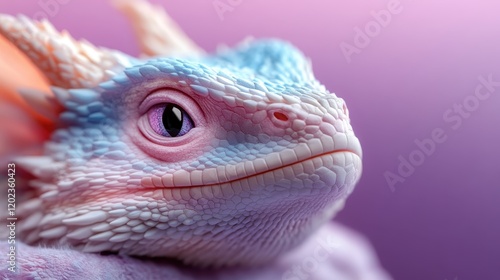 Wallpaper Mural A close-up view of a vibrant lizard species, highlighting its unique characteristics and intricate patterns, showcasing the remarkable diversity of wildlife. Torontodigital.ca