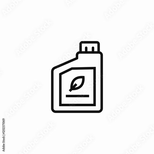 biogas container icon sign vector