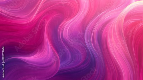 Wallpaper Mural Abstract Pink and Purple Swirling Wave Design Torontodigital.ca