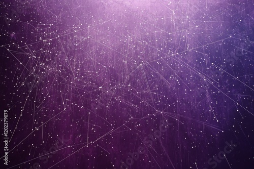 Colorful cosmic backdrop filled with stars in shades of purple and white