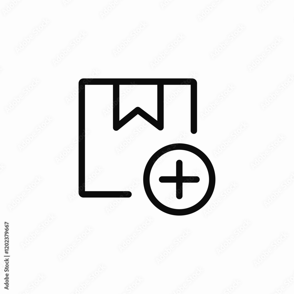 add package front view icon sign vector add package front view icon sign vector