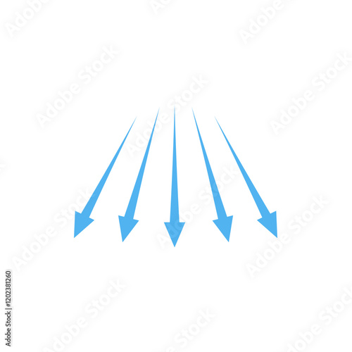 Airflow cold with arrows indicating the direction of air movement.