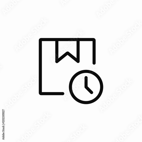 pending delivery icon sign vector