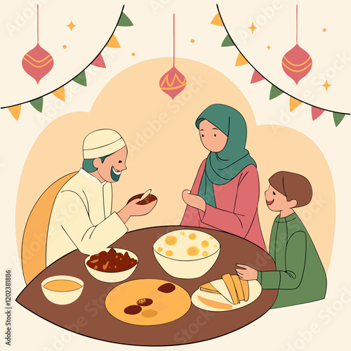 Iftar is the meal that Muslims eat to break their fast at sunset during the holy month of Ramadan. It is an important and cherished time for family, community, and reflection. The meal traditionally b