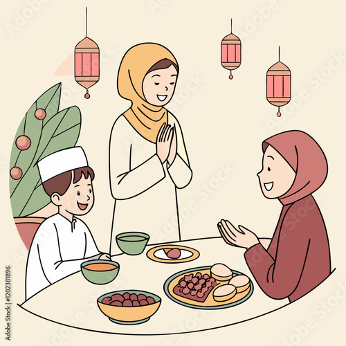 Iftar is the meal that Muslims eat to break their fast at sunset during the holy month of Ramadan. It is an important and cherished time for family, community, and reflection. The meal traditionally b