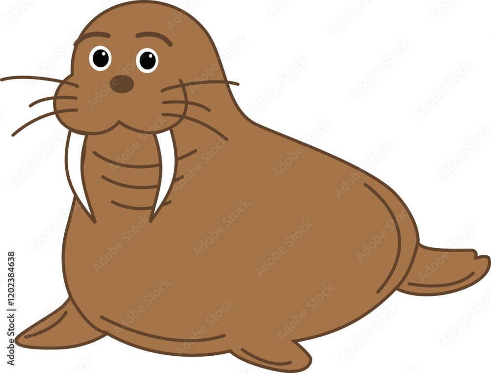 Fototapeta premium Cute Dugong