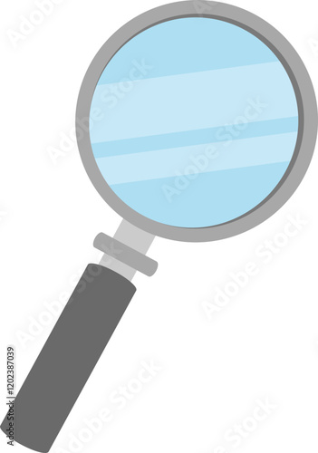 Magnifying glass illustration