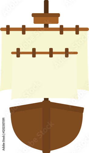 Simple ship illustration
