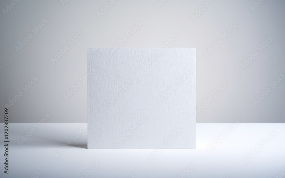 Fototapeta premium Center-framed curved foam board display