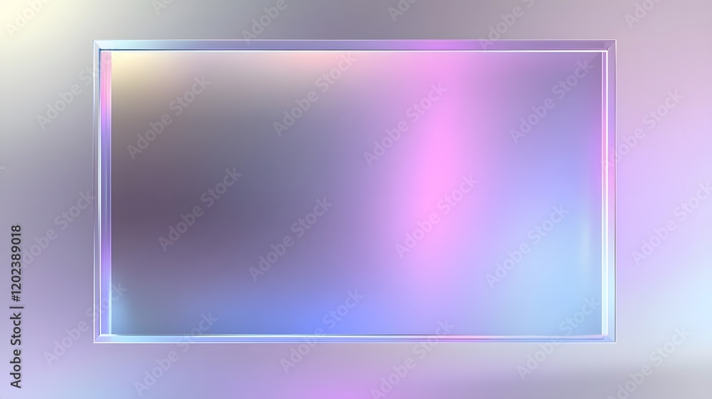 Pastel Gradient Inside A Glass Frame Pastel Gradient Inside A Glass Frame