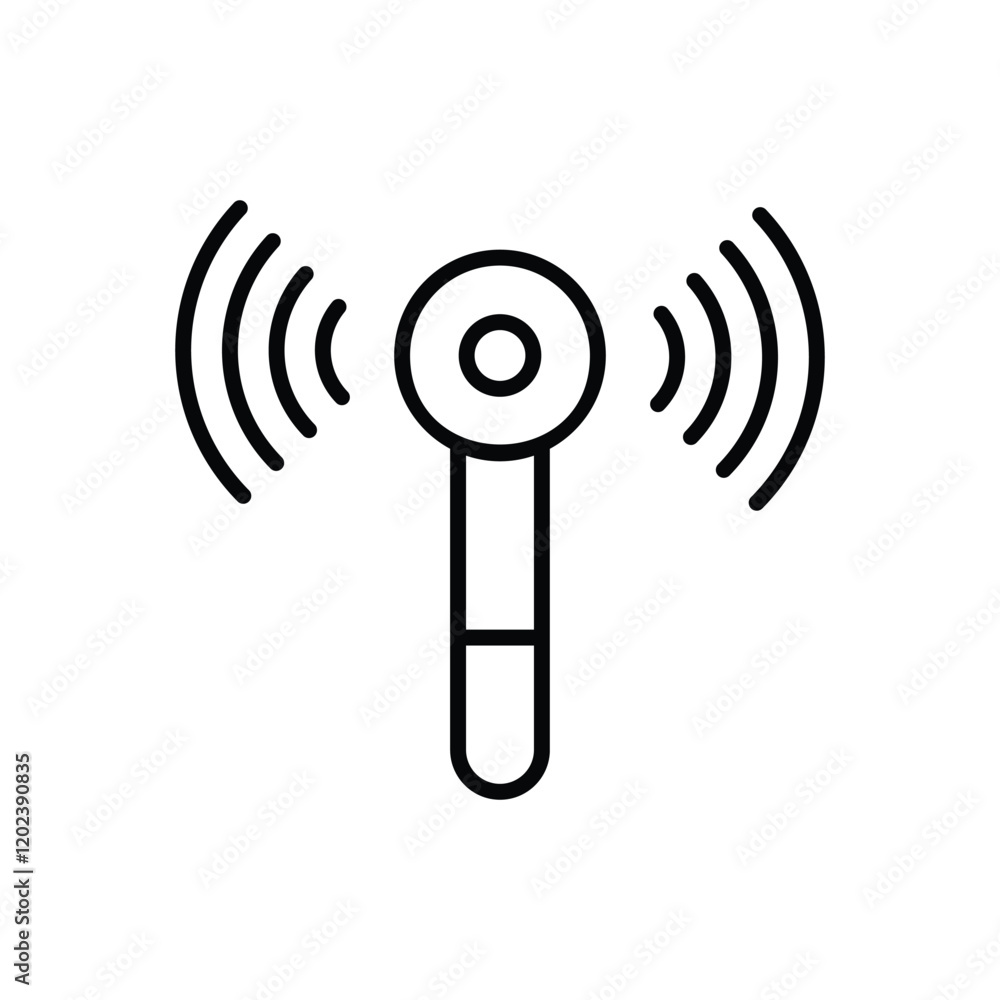 Wifi vector icon stock illustration Wifi vector icon stock illustration