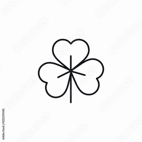 clover leaf icon sign vector