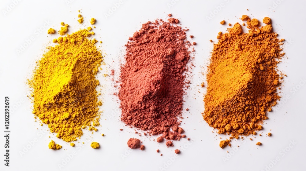 Colorful Pigment Powders: A Vibrant Artistic Display Colorful Pigment Powders: A Vibrant Artistic Display