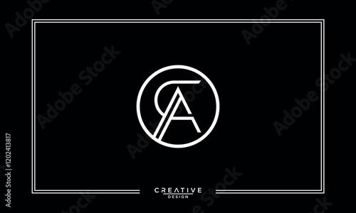 CA, AC, C, A, Abstract Letters Logo Monogram