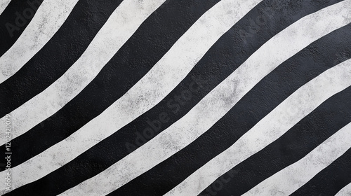 Wallpaper Mural zebra-inspired abstract background with bold black and white stripes Torontodigital.ca