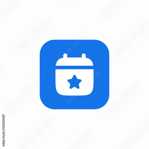 calendar event icon sign vector