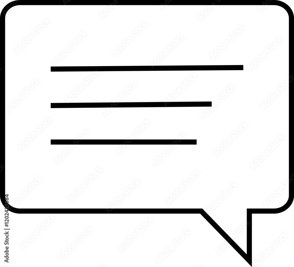 Chat message and Text line icon. Speech bubble symbol. Speech Bubble Collaboration Concept on isolated transparent background. Talk message Bubble chat icon, online communication, Conversation vector. Chat message and Text line icon. Speech bubble symbol. Speech Bubble Collaboration Concept on isolated transparent background. Talk message Bubble chat icon, online communication, Conversation vector.