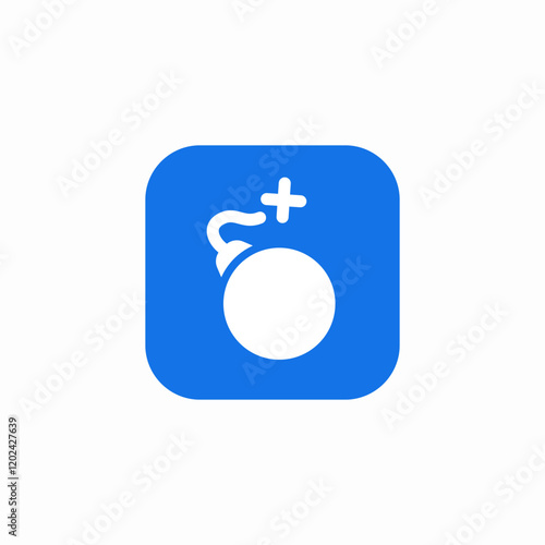 explosion bomb icon sign vector