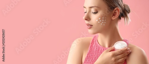 Beautiful young woman with ...