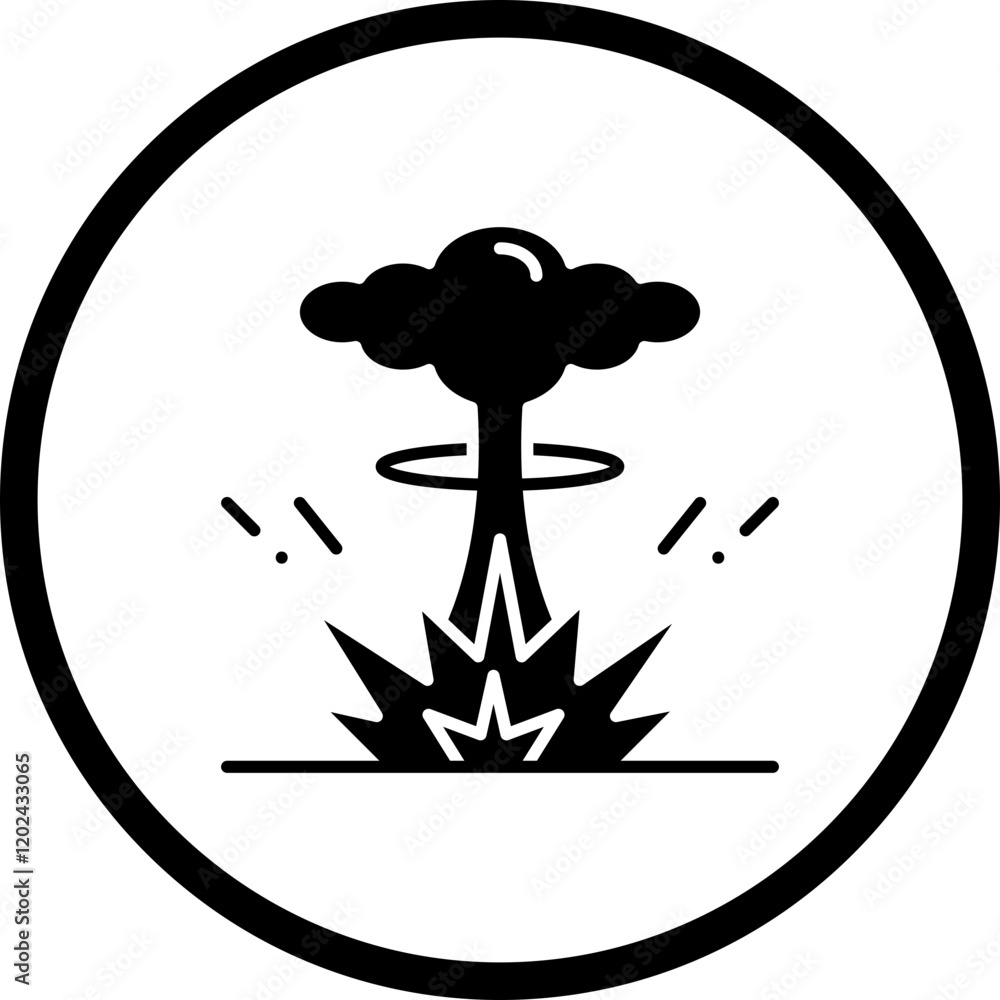 Blast icon single vector illustration Blast icon single vector illustration