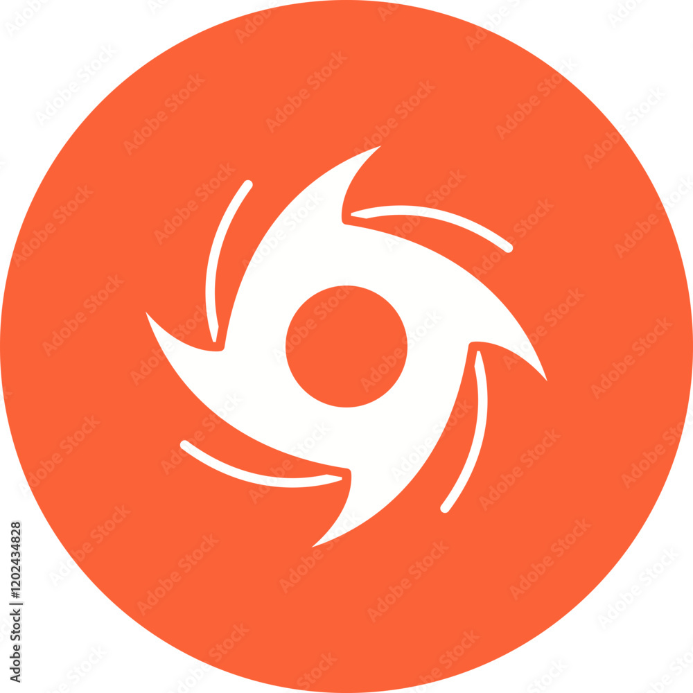 Cyclone icon single vector illustration Cyclone icon single vector illustration