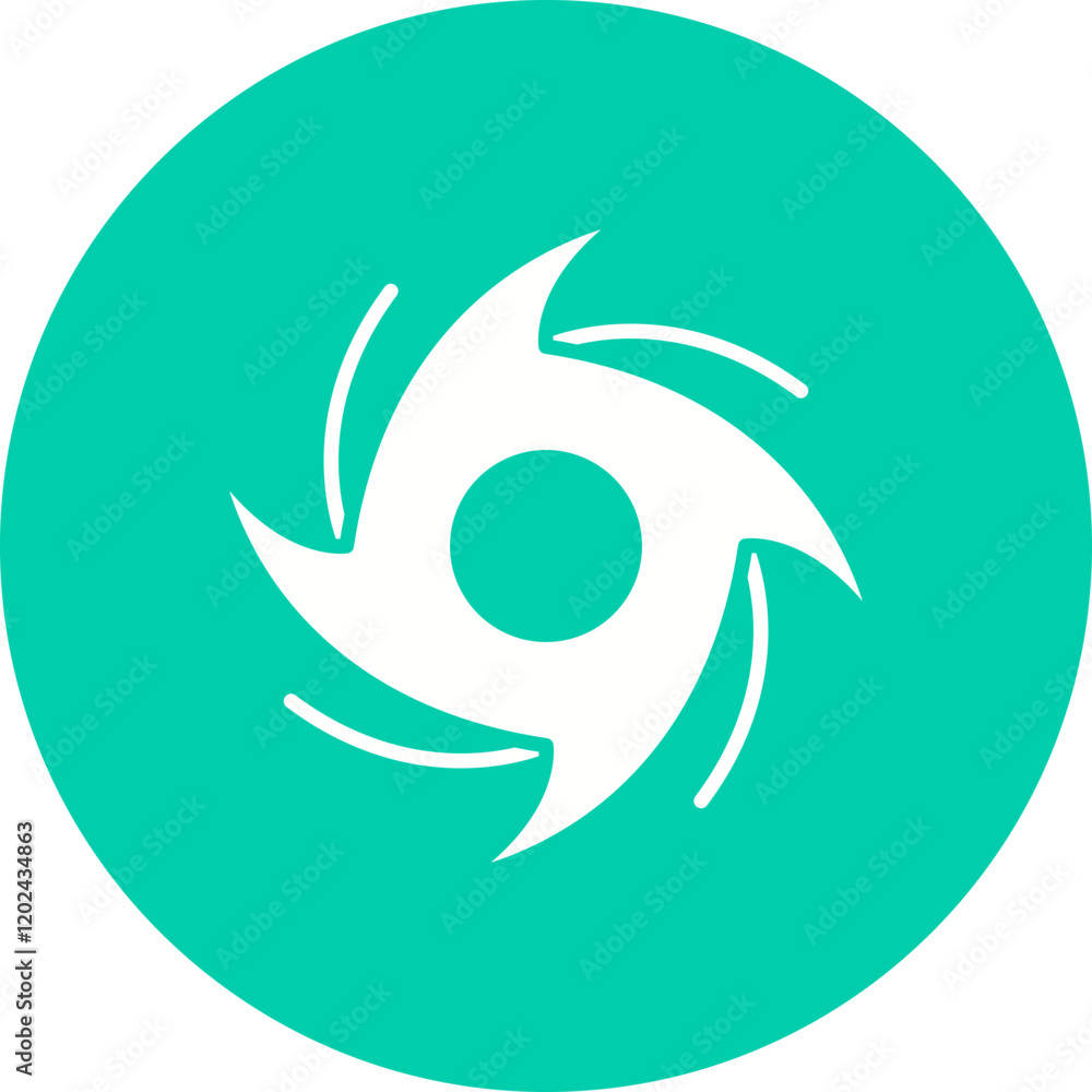 Cyclone icon single vector illustration Cyclone icon single vector illustration