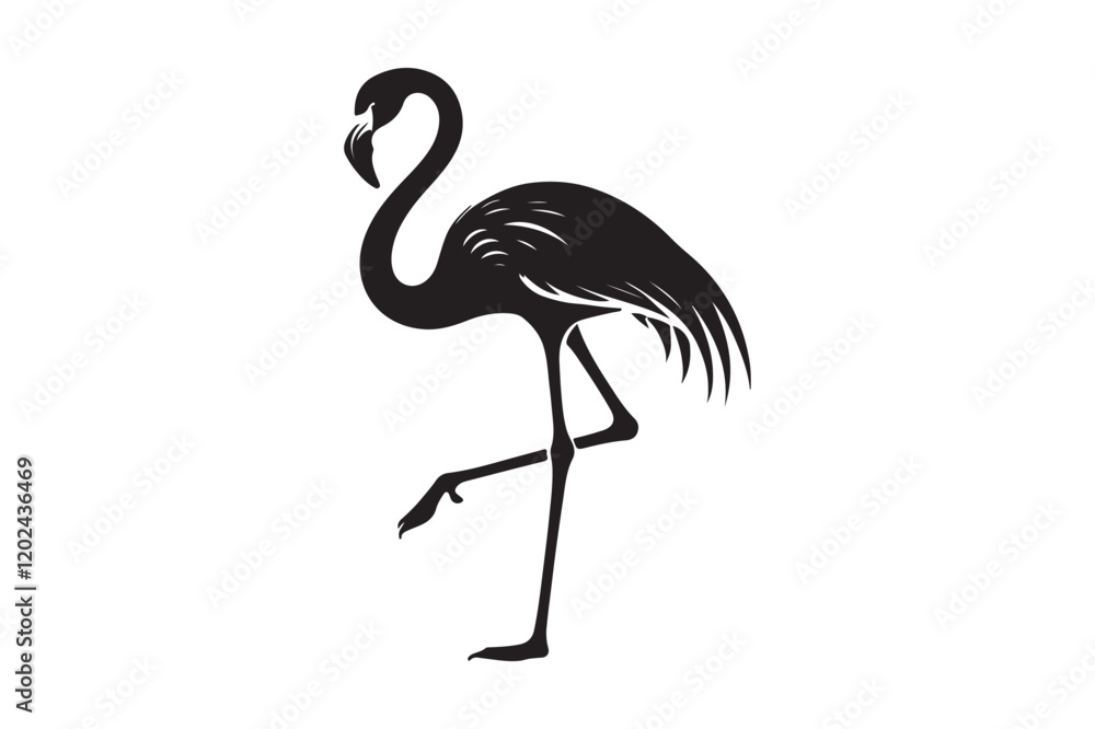 flamingo silhouette flamingo silhouette