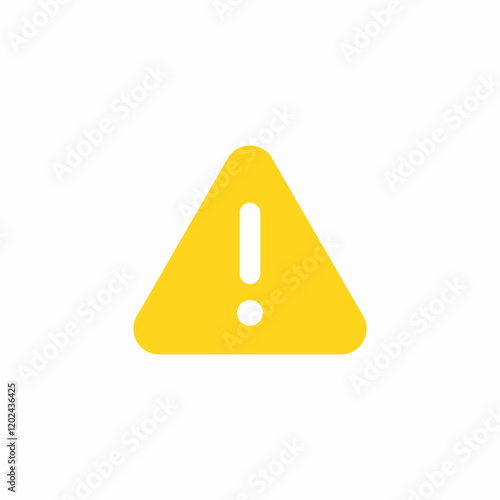 Photography yellow warning icon sign vector
