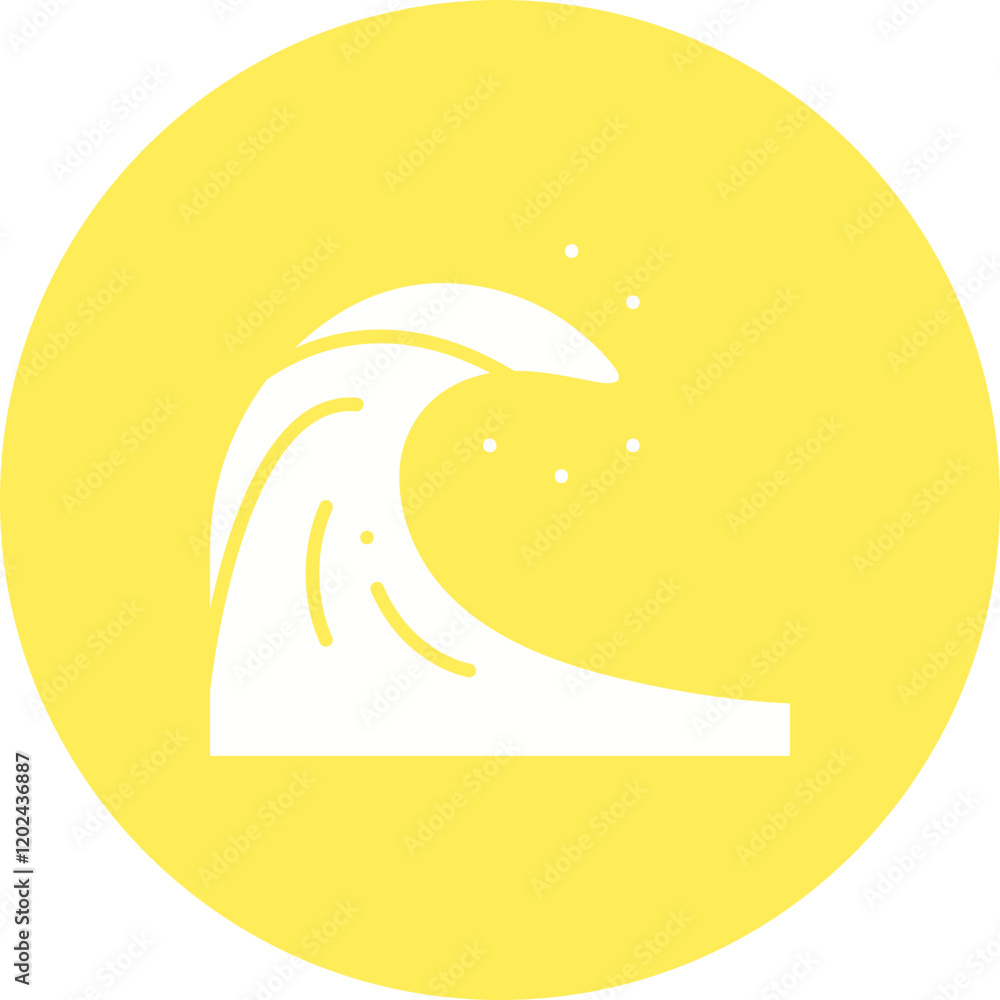 Cold Wave icon single vector illustration Cold Wave icon single vector illustration
