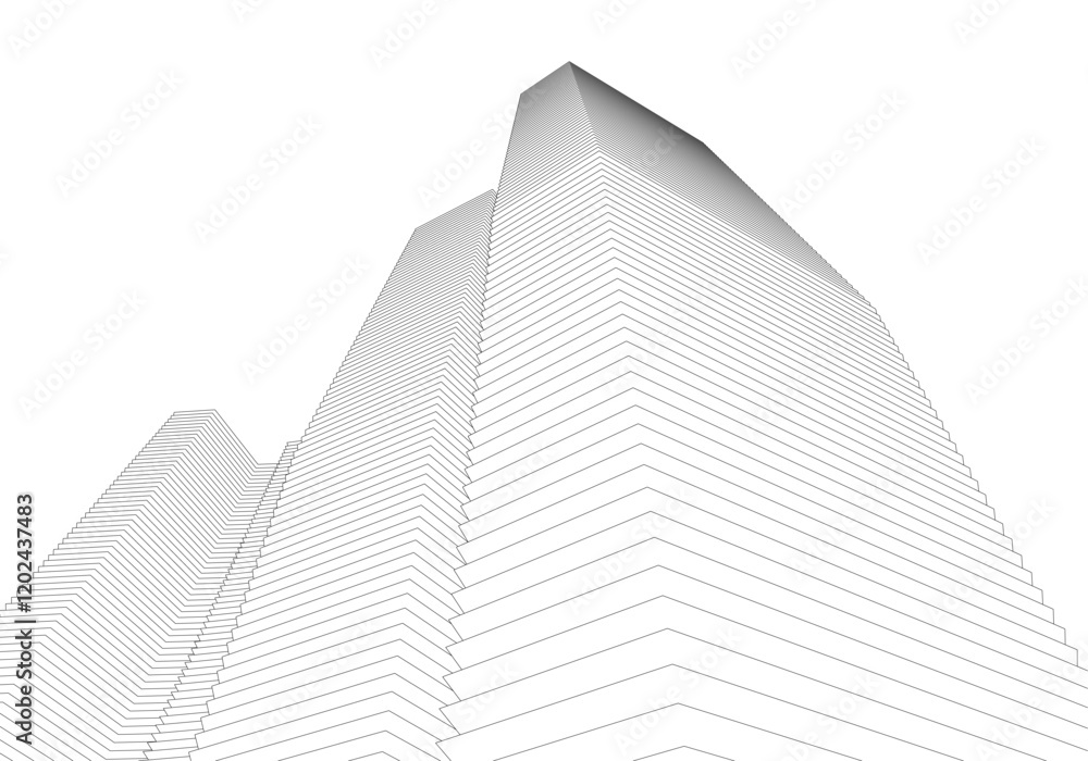 Fototapeta premium building isolated