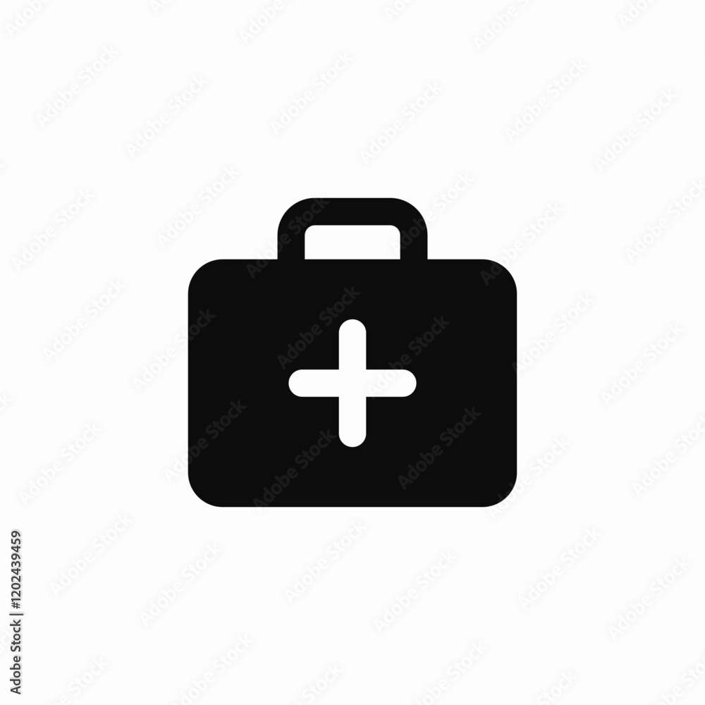 dark first aid kit icon sign vector dark first aid kit icon sign vector