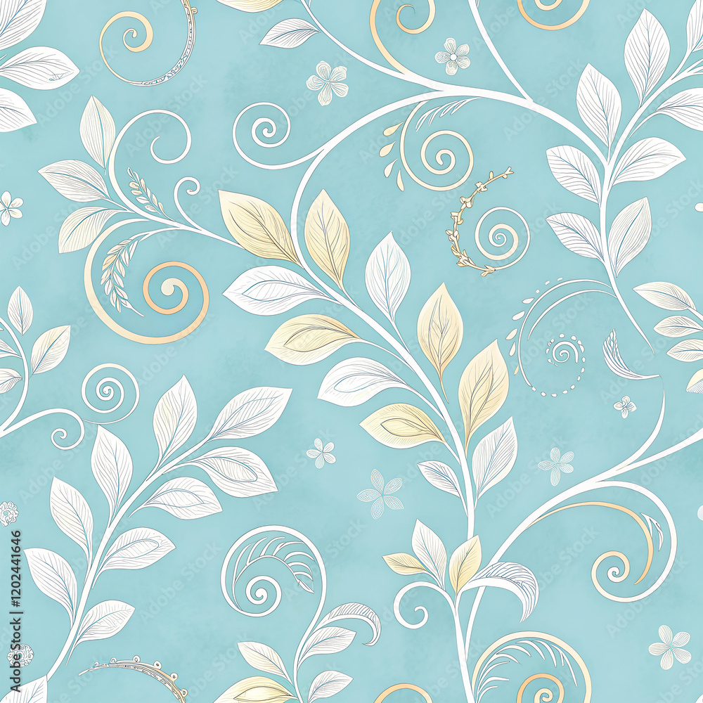 Fototapeta premium seamless floral background
