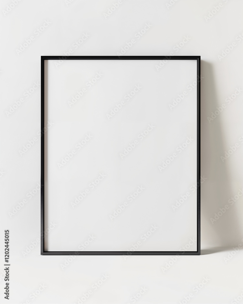 Elegant black frame awaiting a creative masterpiece, ideal for showcasing art in contemporary homes and galleries Elegant black frame awaiting a creative masterpiece, ideal for showcasing art in contemporary homes and galleries