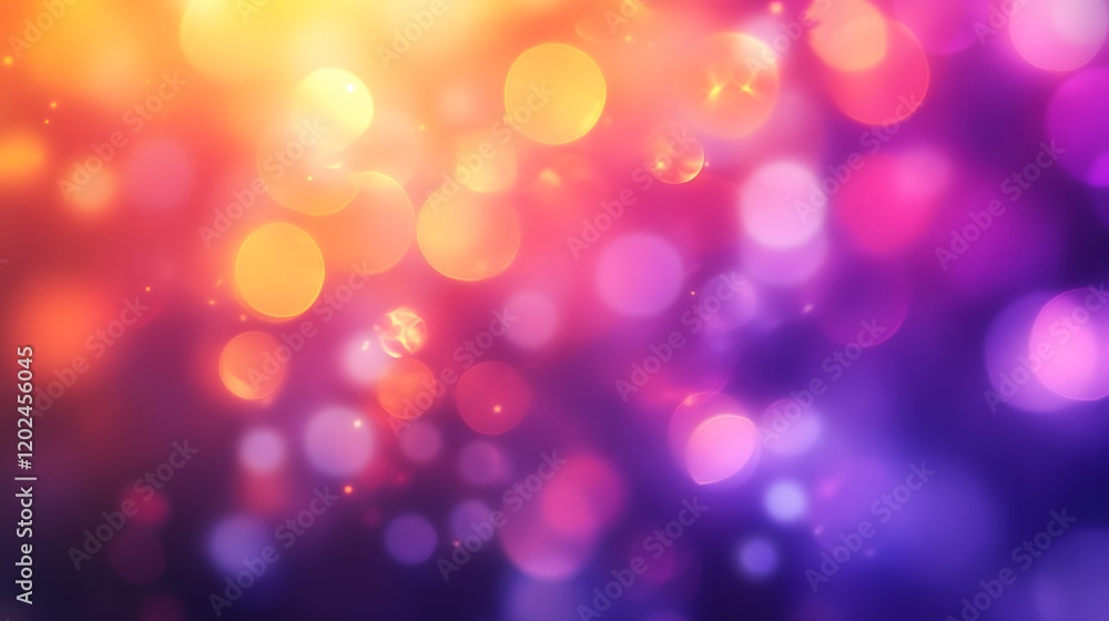 Abstract Background of Colorful Blurred Lights Abstract Background of Colorful Blurred Lights
