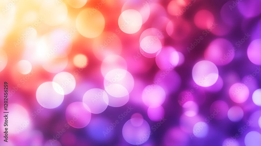 Abstract Background of Colorful Blurred Lights Abstract Background of Colorful Blurred Lights