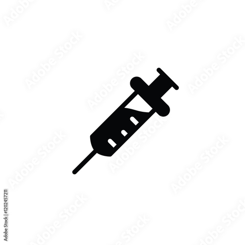 Syringe icon flat vector design