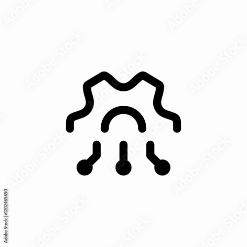 computer engineering icon sign vector