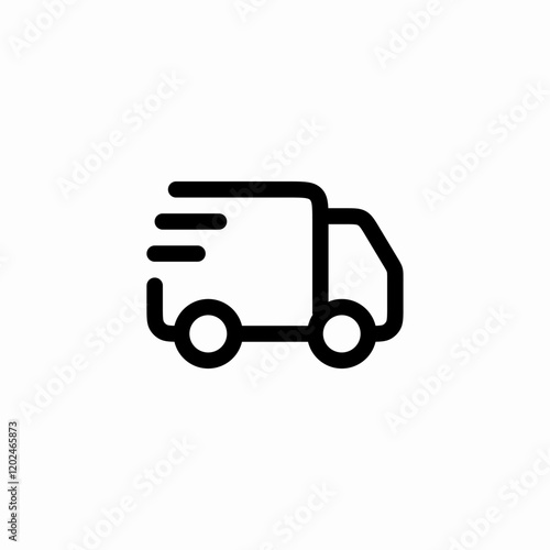 fast delivery service icon sign vector