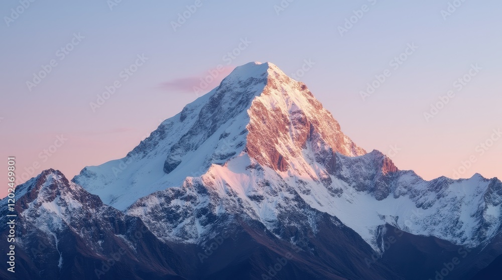 Aconcagua's Summit at Sunrise Aconcagua's Summit at Sunrise